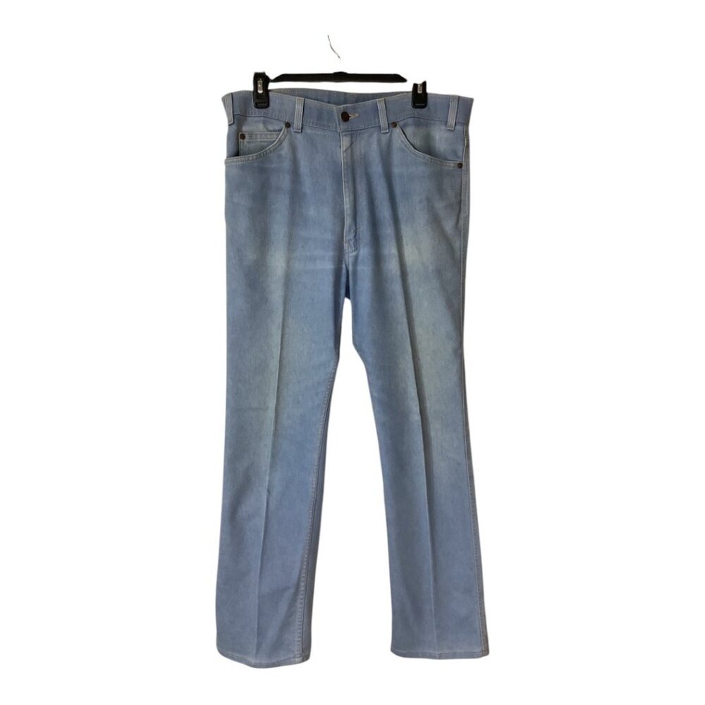 Vintage 70s‎ Orange Tab Levi's Light Blue Jeans Men's Size 36 x 31 (W 36 L 31)
